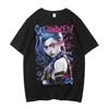 Arcane T-shirt Cotton High Quality teen Y2k korean clothes 80s Colorful Graphic t shirt Graphic Y2k harajuku Pop Culture