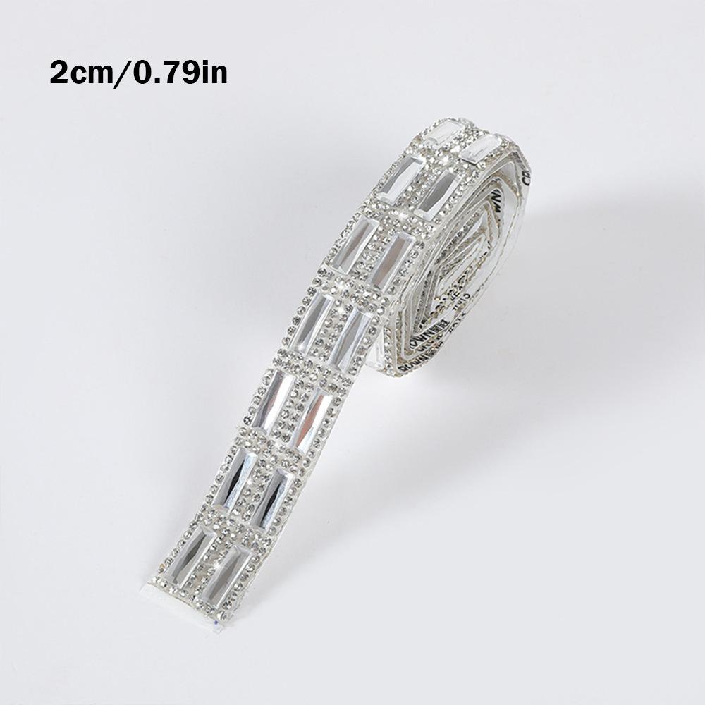DIY Self Adhesive Rhinestone Strips Sewing Accessories Bling Rhinestone Trim Tape  Wedding Decor