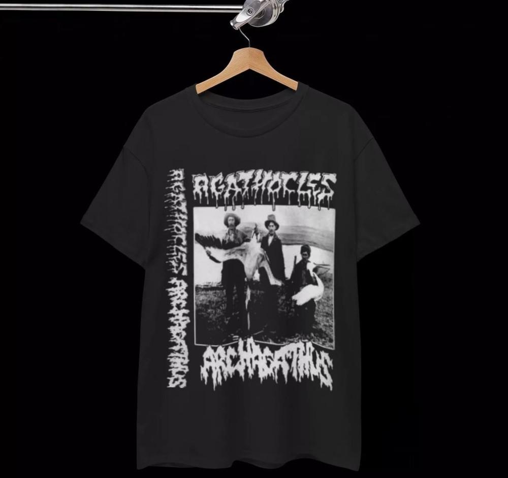 Agathocles Archagathus Split T Shirt Mince Core Grind Crust Band Merch Vintage