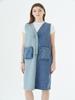 PREENJ Denim Cinderella Asymmetrical Dress