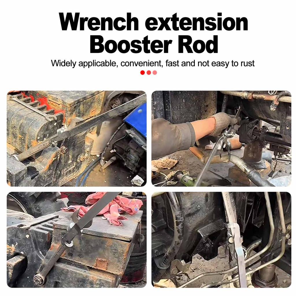 Wrench Extender Tool Bar 15inch Long Universal Torque Adaptor Wrench Extension Torque Amplifier Tool Spanner Extender Tool