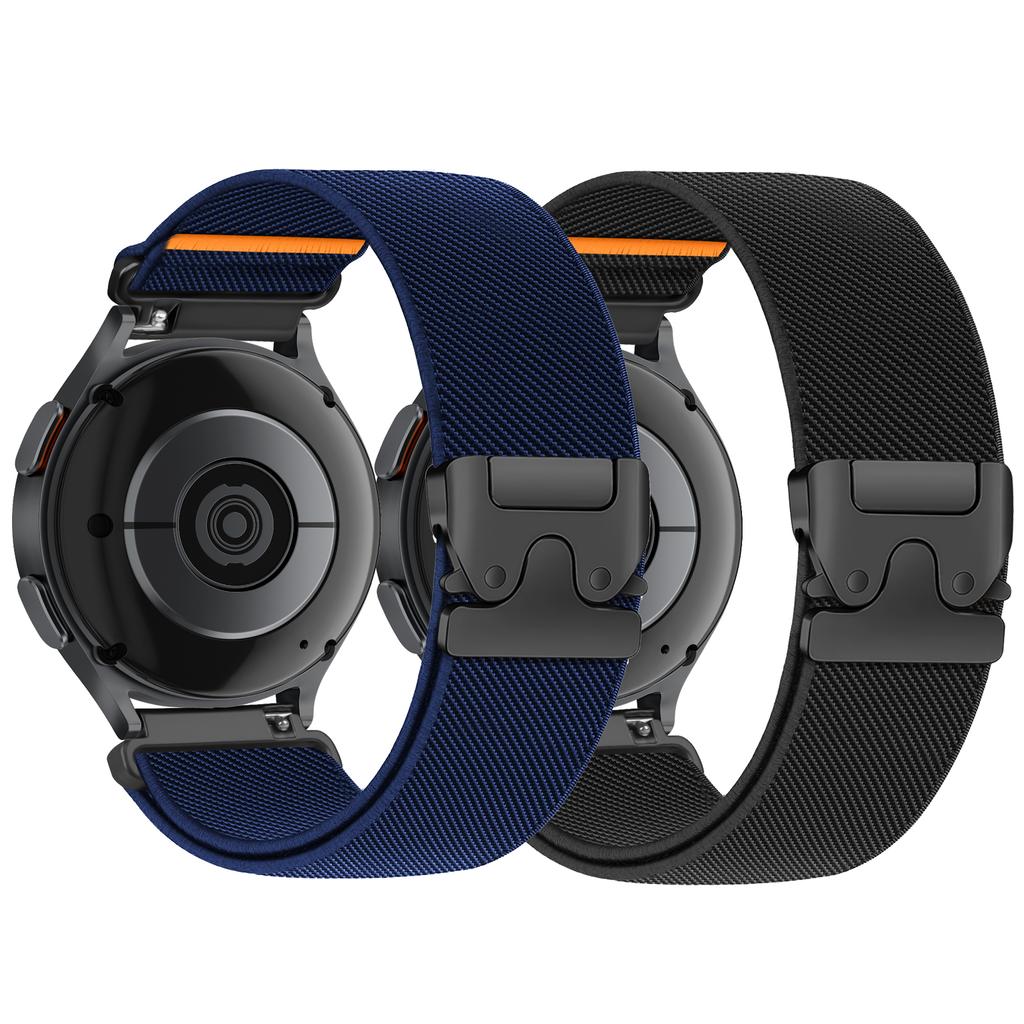 2PCS Parachute Strap for Samsung Galaxy Watch 7/6/5/4 20/22mm Elastic Nylon correa for Garmin/Huawei Watch GT5 Pro/Amazfit band