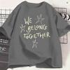 Oversized Tshirt Summer Harrys Styles We Belong Together Hipster Tshirts  100 Cotton Tee Shirt For Unisex Aesthetic Big Size