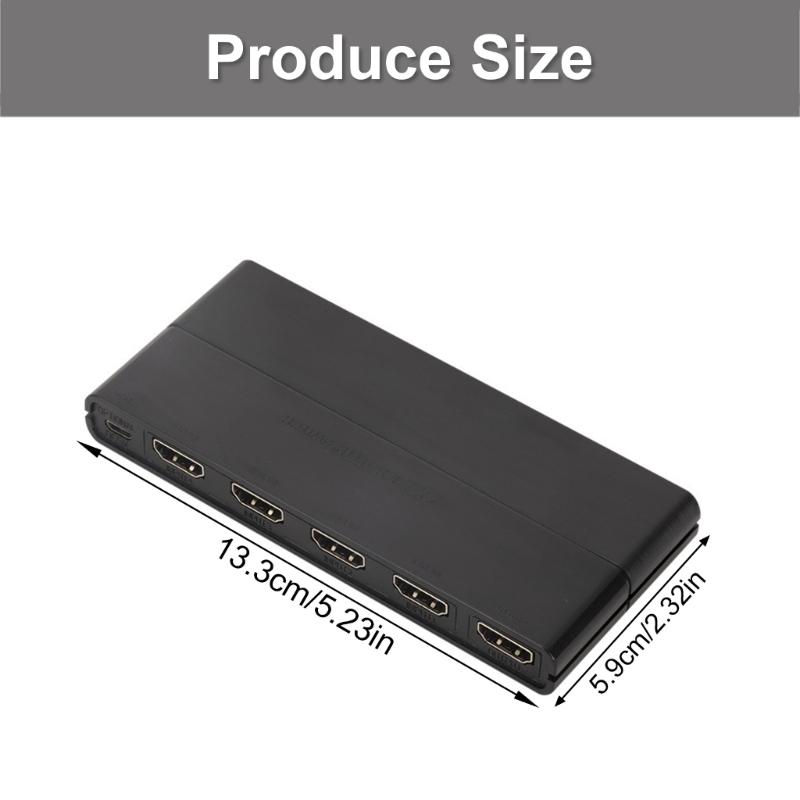 4K30hz Video Switcher 4x1 Wireless Operation Support Multiple Device Linkage Modern Design For Home Theater