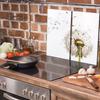 Glass Cooker Protection Plate 2x30x52 Flower