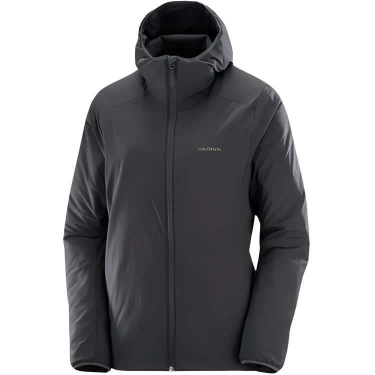 

Salomon Mountain Solid Comfortable Breathable Waterproof Cotton Jacket Women Jacket Deep-Black LC2298400 S