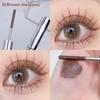 Metal Iron Lashes Mascara Waterproof Silk Fiber Mascara Black Long Curling Eyelash Extensions Non-Clumping Eyes Makeup Cosmetics