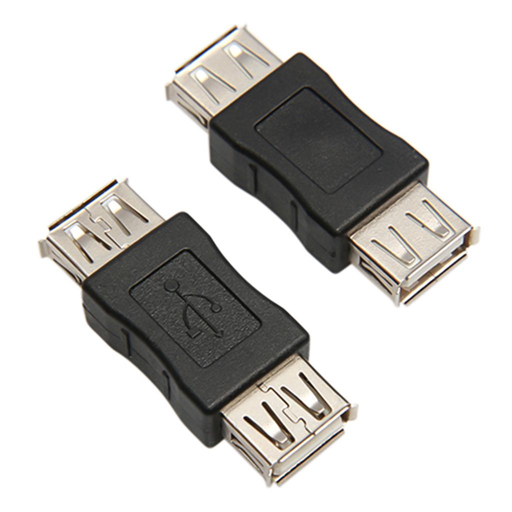 Standard USB 2.0 Typ A hona till hona förlängningskoppling Adapter Converter