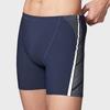 Anta Color Block Tight Fit Swim Trunks Men Swimwear Dark-Blue White 1824532407-2