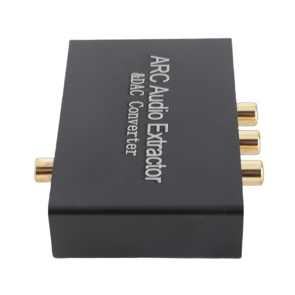 192KHz HD Output ARC Sound Extractor Toslink To Headphone Jack Adapter  for Soundbar