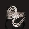 DIEZI Bijoux Gypsy Fashion Gold Silver Plated Punk Hip Hop Cuff Wide Men Bangles Arm Bracelet for Women Bracelets & Bangles