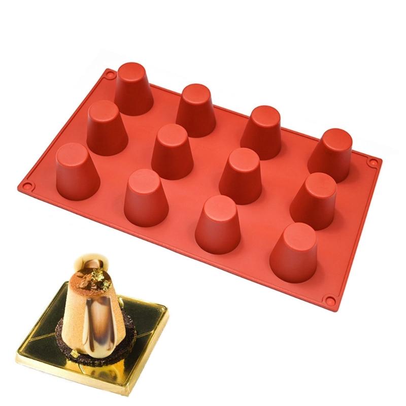 Multiuse Food Grade Silicone Flat Top Cone Molds Ideal For Romance Dessert DIY Crafts Holiday Celebration And Baking Accessories