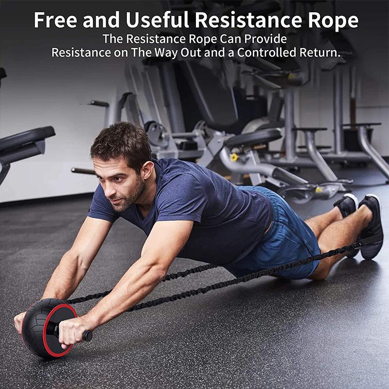 AB Tire Non-Slip Ab Roller Kit - Home Fitness Set for Core and Abdominal Workouts