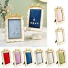 Necklace and Earring Display Holder with Lined Panel, French Style Tabletop Jewelry Stand for Vanity and Counter Display