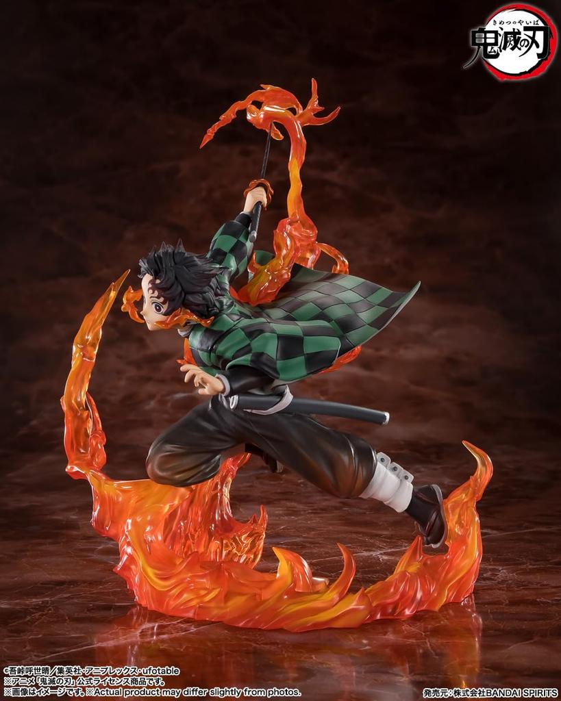 TAMASHII NATIONS Figuarts ZERO Demon Kimetsu no Yaiba Tanjiro Kamado Rengoku Tsuba Approximately 195mm PVC ABS PC Complete Figure Slayer ver. & &