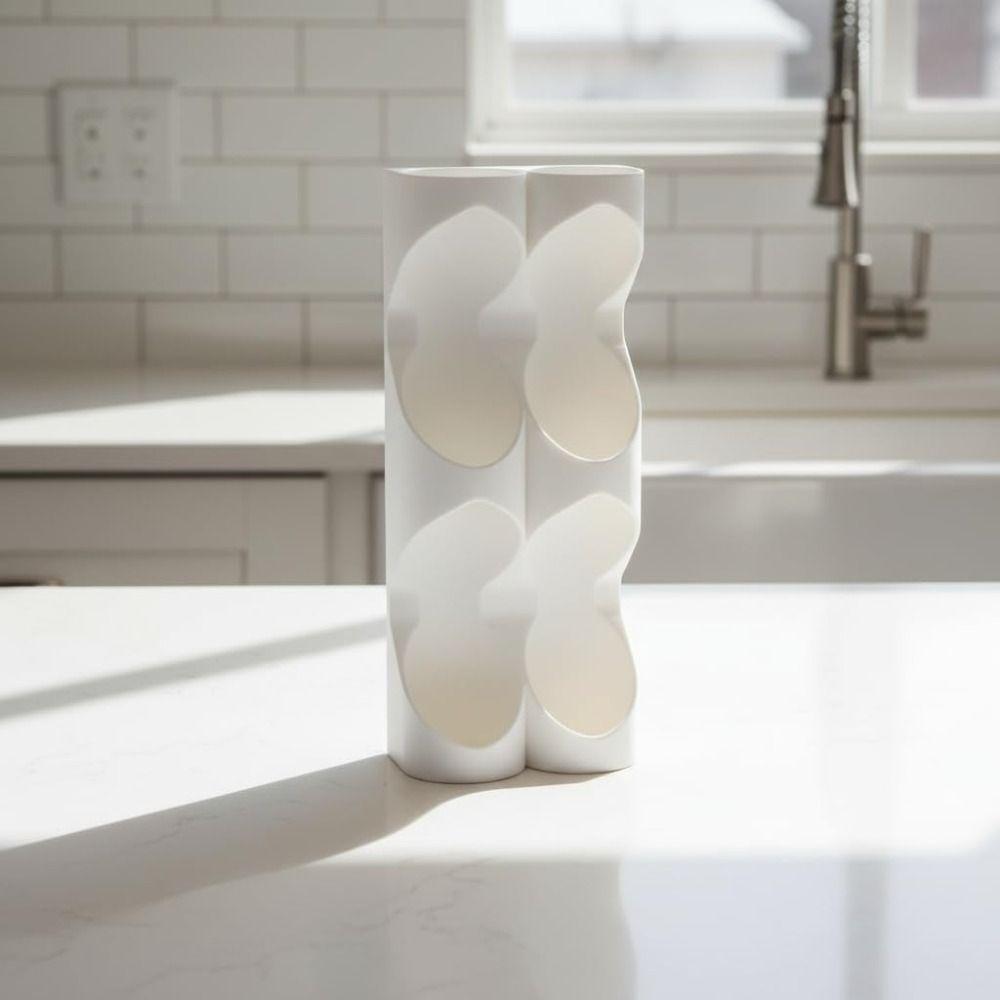3D Printing Under Cabinet Cling Film Organizer Kitchen Wall Mounted Dispenser Aluminum Foil