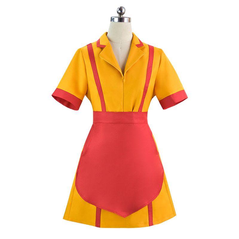 

American Tv Series Two and a Half Moms Cosplay Uniforms, Performance Costumes, Halloween Party Outfits, Cosplay Outfits, Bar Performance Costumes Skirt Apron S