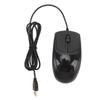 Black USB Wired Mouse Plug Play Optical Mouse Comfort Grip Ergonomic Mouse  Gaming