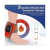2025 Emsense Foot Massager Wireless Portable Triple Method 3 Vibration Mode Heated Ankle Wrap for Home Office Travel 1 Piece