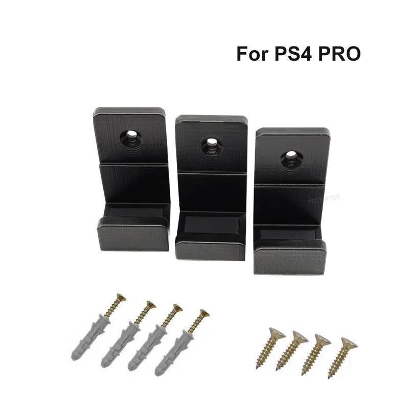 PS4 Konsol İçin Duvara Monte Tutucu PlayStation 4 İçin Braket Depolama Standı Ana Makine Rafı Kanca Tabanı PS4 Pro/Slim Aksesuarları