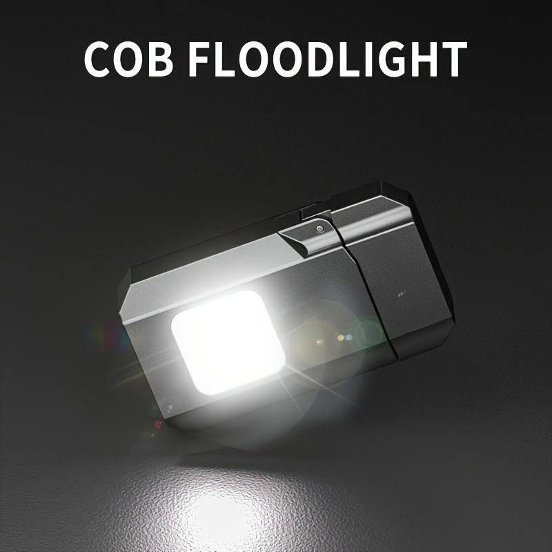 Torcia e accendino ricaricabili 2-in-1 con funzionamento a un clic adatti per campeggio, sopravvivenza, trasporto quotidiano, attrezzatura da campeggio, equipaggiamento