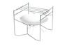 CAMPING MOON Fire Disc Solo Campfire Camping Coleman 30cm Fire Stand, Pit, Trivet, Pit, FT-202-H