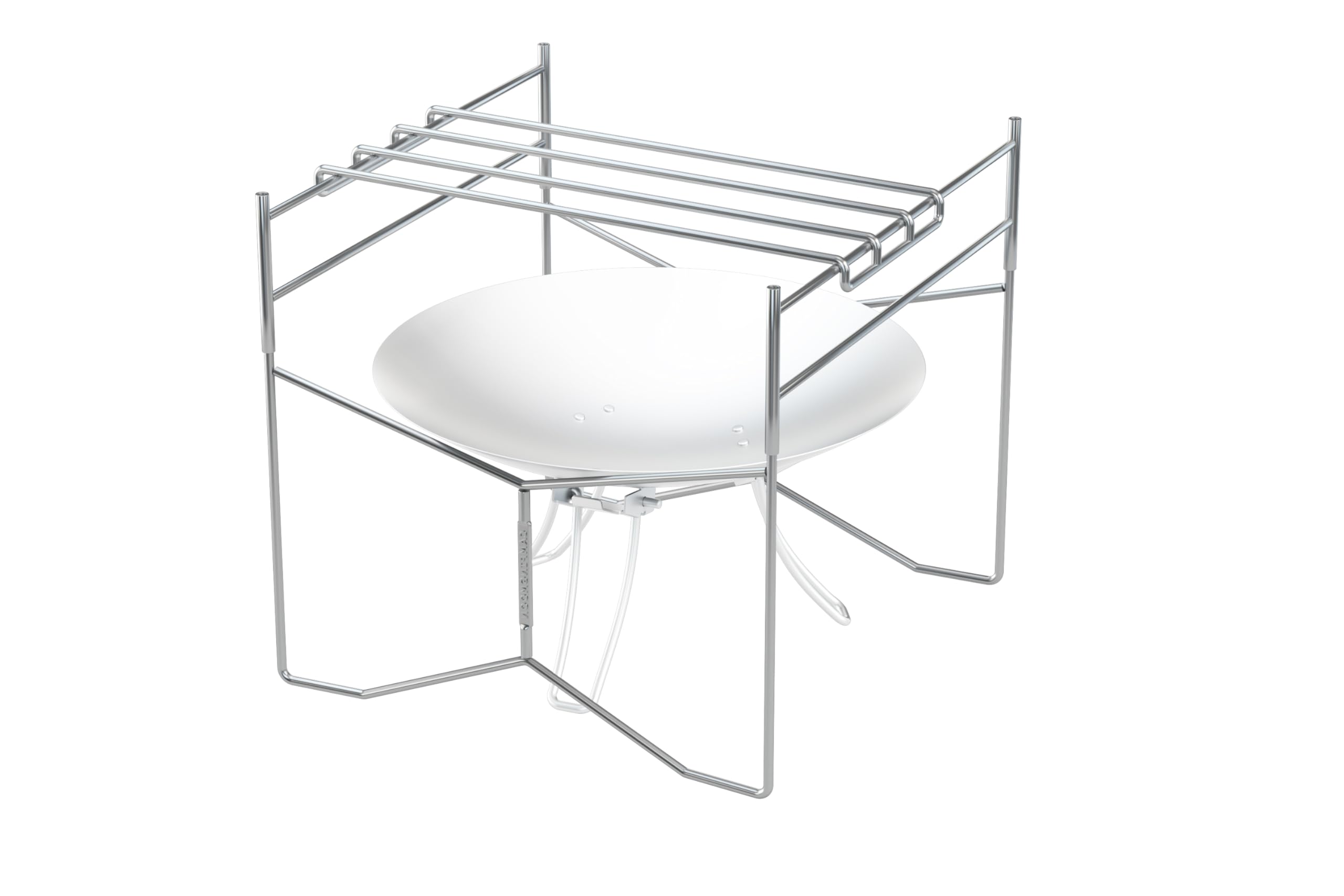 

CAMPING MOON Fire Disc Solo Campfire Camping Coleman 30cm Fire Stand, Pit, Trivet, Pit, FT-202-H