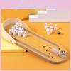 Wooden Mini Bowling Set For Kids Family Interactive Puzzle Toy For Home Play