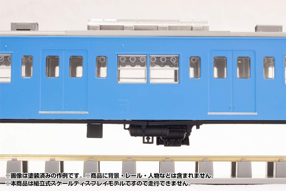 PM Office A 1/80 Scale JR West 201 Series DC Electric Car (Keihanshin Local Line, Saha 201) Display Model, Unpainted Assembly Plastic Kit, PP089