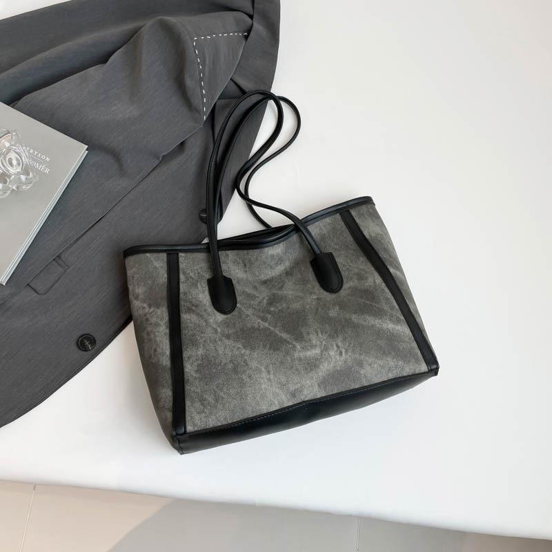 

Весенне-летняя сумка-тоут для通勤 для женщин 2025 новая модная вместительная сумка на плечо высококлассная сумка под мышкой