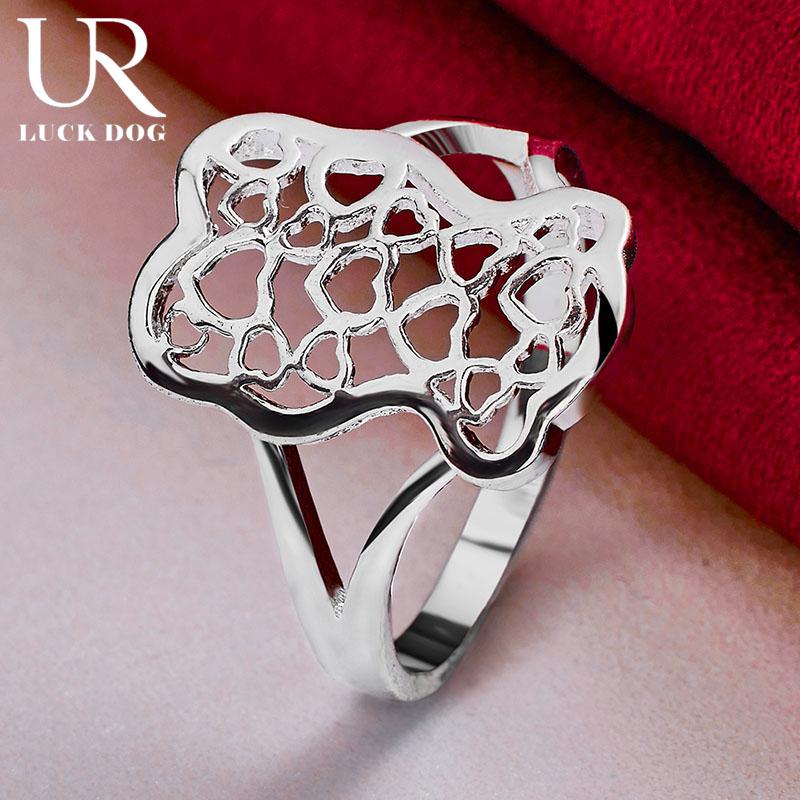 925 Sterling Silver Fashionable Pattern Ring Fashionable Wedding Jewelry