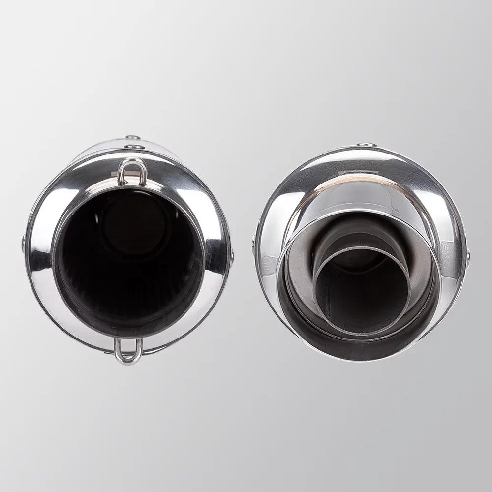 Universal 60mm Tail Section Exhaust for MT09, CBR500R, Z900 - C29 Small Cannon Elbow