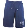 EA7 Logo Print Drawstring Casual Shorts Men Shorts Blue 3RPS63-PJ05Z-1534