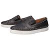 Christian Louboutin PIK BOAT FLAT Pick Boat Lame Fabric Spike Slip-On Shoes 44 Black seriesUsed