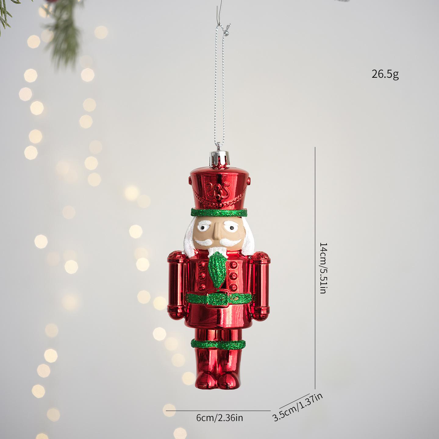 Nutcracker, Santa Claus, Snowman Soldier Christmas Tree Ornaments