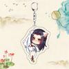 6cm Cute Anime Scum Villain Self Saving System Acrylic Keychain Shen Qingqiu Luo Binghe Cosplay Bag Pendant Decoration Toys Gitf