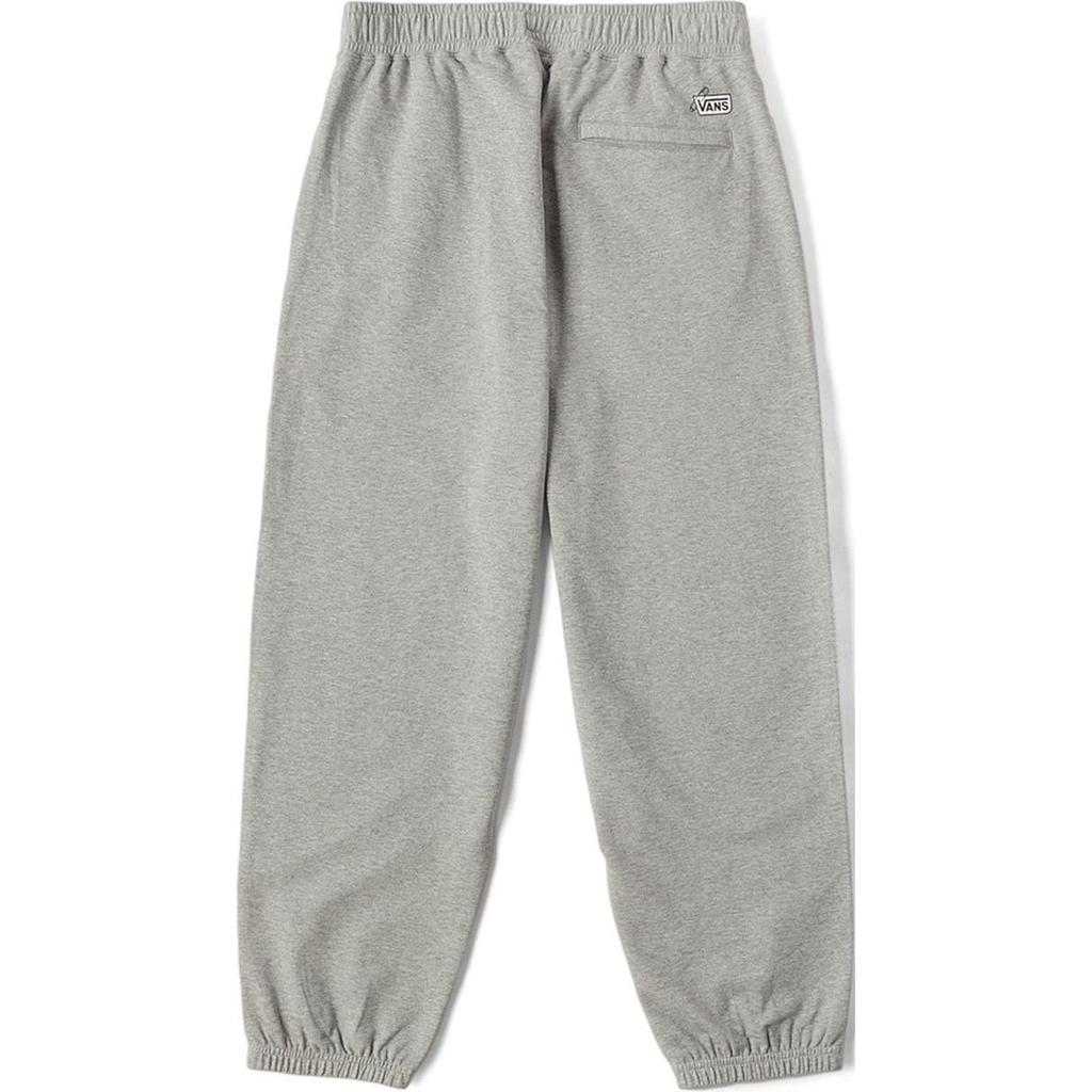Vans Logo Solid Color Cuffed Comfortable Knitted Sweatpants Men bottoms Gray VN000KF5GRH