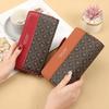 Women's Double Pull Wallet Color Blocked Handheld Bag Card Bag Summer Versatile Fashion Zero Wallet Women's Mobile Phone Bag