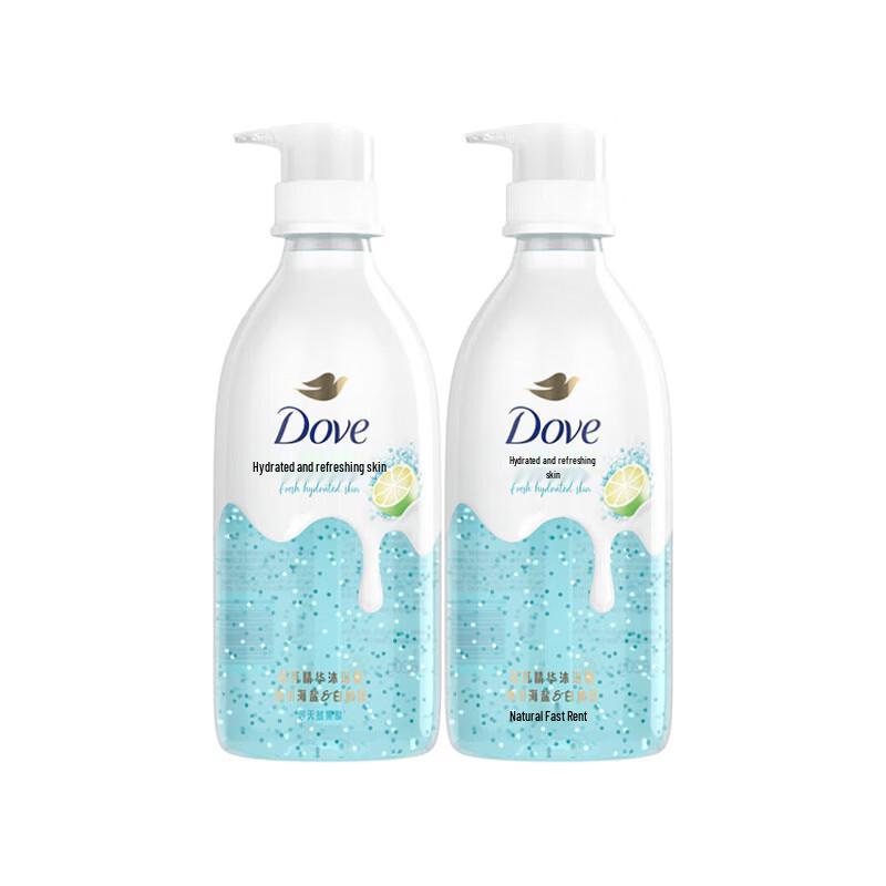 

Dove Glacial Sea Salt White Grapefruit Essence Shower Gel (2x430G)