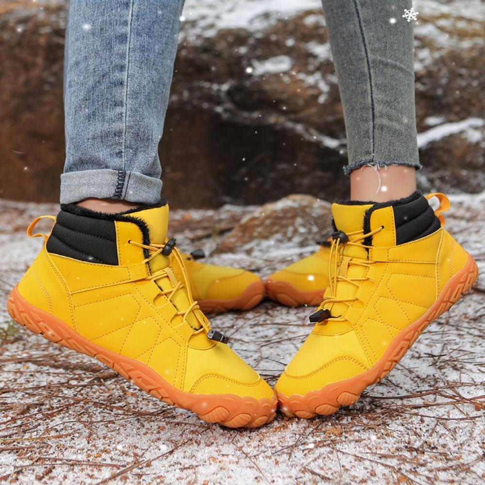 Women's Outdoor Shoes Anti Slip Casual Sports Snow Boots Women's Hiking Shoes Couple High Top Shoes Winter Warm Women's Boots