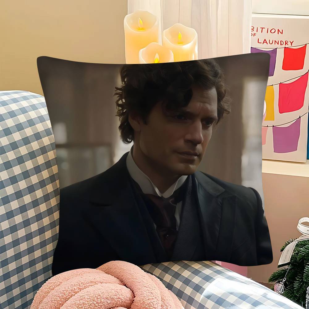 Pc Klassischer Detektivfilm SSherlock SStaffel Kissenbezug Mode Quadratischer Kissenbezug Schlafzimmer Sofa Raum Ins Dekoration Freizeit