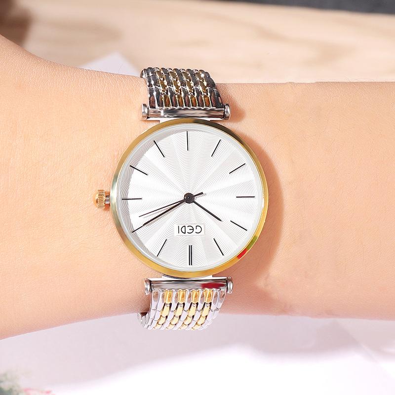Nordic Style Simple Women S Watch Casual Atmosphere Steel Belt Women S Hand Watch Trend Classic