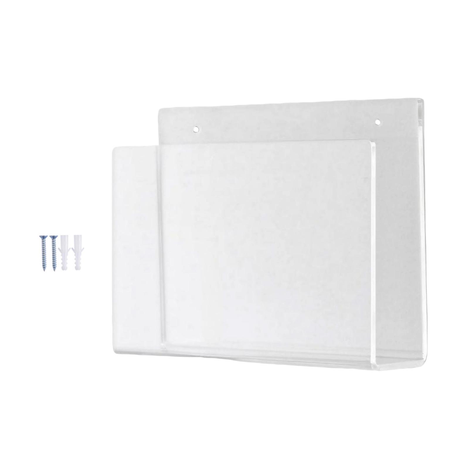 Sturdy Acrylic Magazine Wall Rack for Organizing Files Newspapers and Periodicals