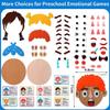 Children'S Felt Expression Pack Diy Activity Toy Emotional Expression 2-5 Years Old Educational Puzzle Game Early Education Board