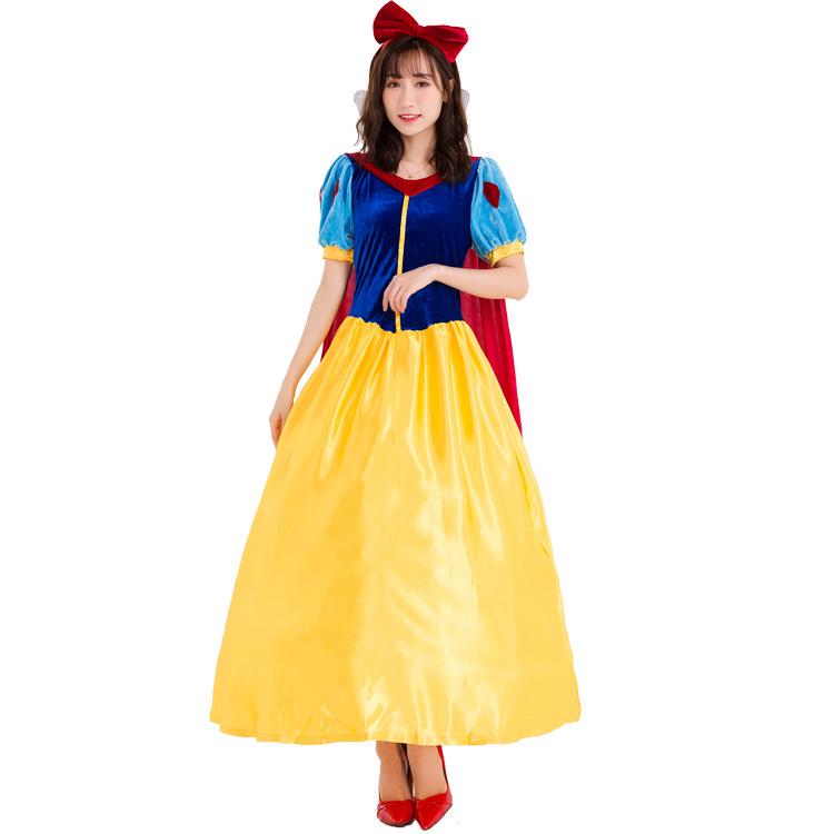 Ενηλίκων Κοστούμι Χιονάτης για Cosplay Αποκριάτικο για Σκηνική Παράσταση