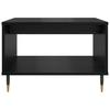 Coffee Table Black Oak Look 60 x 50 x 40 cm Wood Based Material