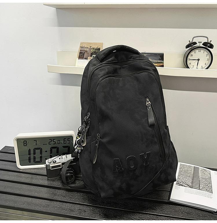 School bag high value dark lines gradual change color junior high school students lightweight versatile leisure outdoor