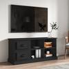 Vidaxl TV Cabinet, Black, 102X35.5X47.5Cm, Wood-Based Material
