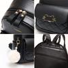 [zhongningyifeng] Women's Backpack, Girls' Leather, Cute, Large Capacity, Cat Metal Fittings
