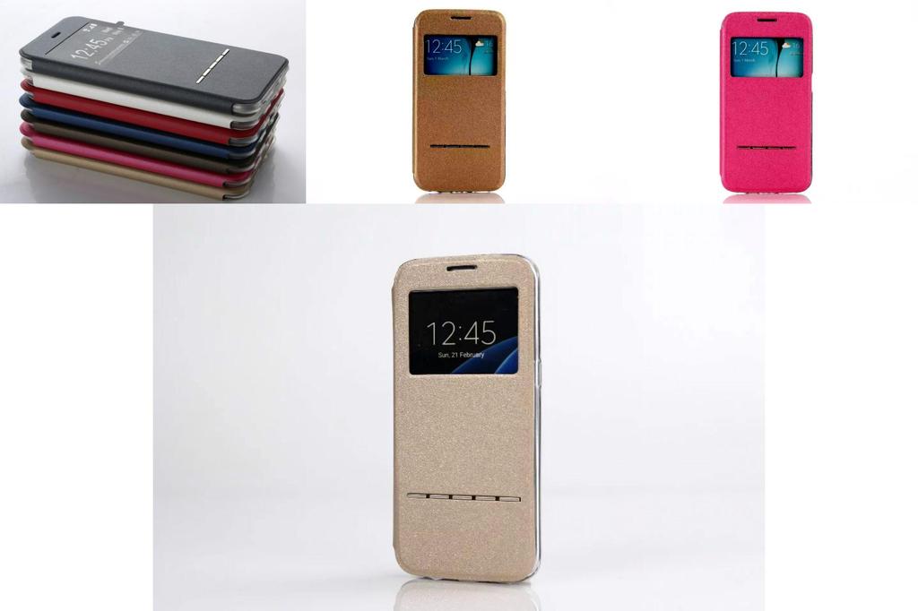 Iphone 6s Flip Cover With Faux Leather And Smart Induction For Drop Protection